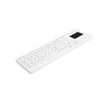 Cherry Hygiene Compact Touchpad Keyboard Fully Sealed Watertight - Corded - QWERTY - White