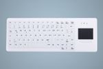 Hygiene-Compact-Touchpad-Keyboard-Fully-Sealed-Watertight---Corded---QWERTY---White