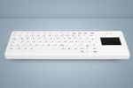 Hygiene-Compact-Touchpad-Keyboard-Fully-Sealed-Watertight---Corded---QWERTY---White