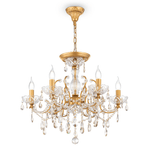 Maytoni Lampadaro Contemporaneo Sevilla Metallo Oro 6 Luci