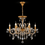 Lampadaro-Contemporaneo-Sevilla-Metallo-Oro-6-Luci