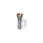 STAEDTLER Fineliner triplus scatola da 12 triangolari larghezza del tratto 03 mm triangolare DRY SAFE asta argento - (33