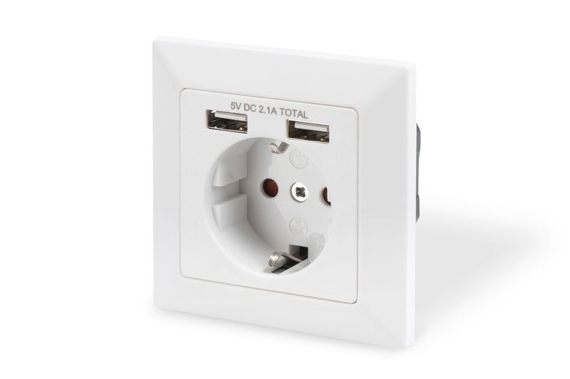 Presa-A-Muro-Shuko-Con-2-Prese-Usb-5-Volt-21A