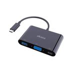 Akasa AK-CBCA02-15BK - Convertitore video - USB-C - VGA - Nero (AK-CBCA02-15BK)