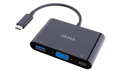 Akasa-AK-CBCA02-15BK---Convertitore-video---USB-C---VGA---Nero--AK-CBCA02-15BK-