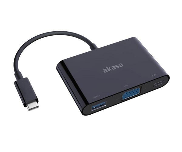 Akasa-AK-CBCA02-15BK---Convertitore-video---USB-C---VGA---Nero--AK-CBCA02-15BK-