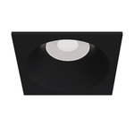 Maytoni Faretto Da Incasso Moderno Zoom Quadrato Alluminio Nero 1 Luce