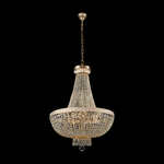 Lampadaro-Contemporaneo-Bella-Metallo-Oro-8-Luci-Diffusori-Metallo