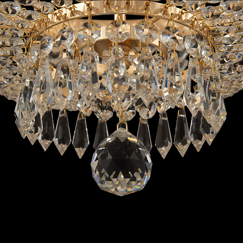 Lampadaro-Contemporaneo-Bella-Metallo-Oro-8-Luci-Diffusori-Metallo