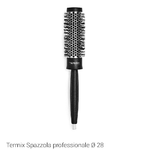 Termix Professional 28 Adulto Spazzola per capelli tonda Nero 1 pz