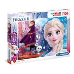 Clementoni Disney Frozen 2 Puzzle 104 pz Cartoni