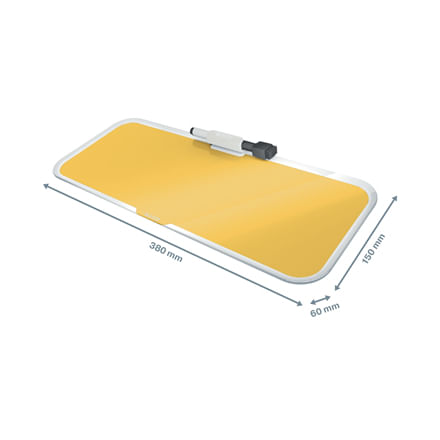 Leitz-52690019-sottomano-Vetro-Giallo--Leitz-Cosy-Glass-Desk-Notepad-Warm-Yellow-52690019-