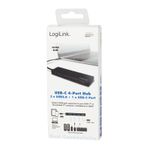 LogiLink-UA0311-hub-di-interfaccia-USB-3.2-Gen-1--3.1-Gen-1--Type-C-5000-Mbit-s-Nero