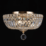 Plafoniera-Contemporanea-Basfor-Metallo-Oro-3-Luci-Diffusori-Tessile