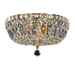 Plafoniera-Contemporanea-Basfor-Metallo-Oro-3-Luci-Diffusori-Tessile