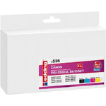 Edding cartucce per stampante edding EDD-535 nero ciano magenta giallo compatibili con Canon PGI