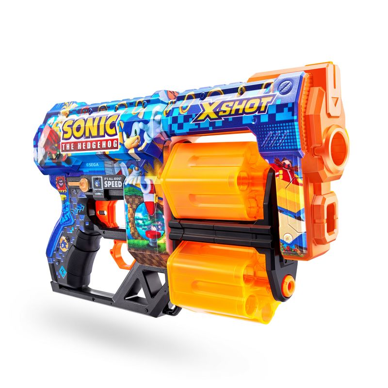 Pistola-Zuru-X-shot-Sonic-per-bambini-sistema-a-dardi-12-proiettili-in-gomma-gioco-giocattolo-adatto-ai-bambini