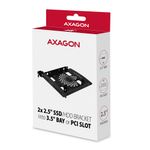 AXAGON-RHD-225-telaio-di-supporto-per-2x-slot-PCI-da-25--a-35----nero--RHD-P25-