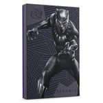 Lacie Seagate Black Panther disco rigido esterno 2000 GB Nero (HDD Ext 2TB FireCuda Black Panther USB)