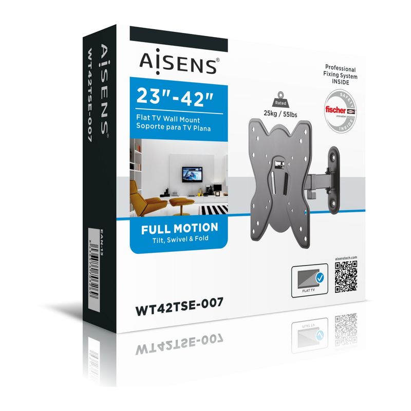 AISENS-WT42TSE-007-Supporto-TV-a-parete-1067-cm--42--Nero