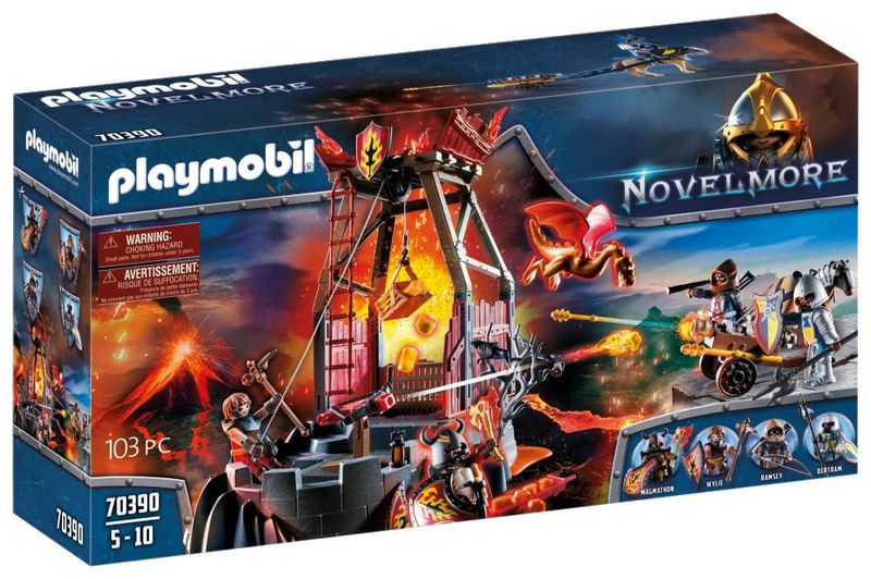 PLAYMOBIL-70390-MINIERA-DI-LAVA-DI-BURNHAM