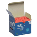 GIOTTO ROBERCOLOR, rotondo, diametro: 10 mm, colore inchiostro: rosso (100 pezzi), riceverete 1 confezione da 100 pezzi