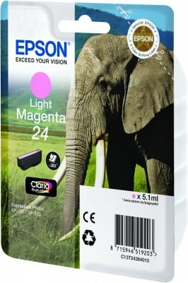 ORIGINALE-Epson-Cartuccia-d-inchiostro-magenta--chiaro--C13T24264012-24-360-pagine-51ml