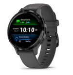 GARMIN-VENU-3S-Smartwatch-Pebble-Gray-e-Slate-con-cinturino-in-silicone-010-02785-00