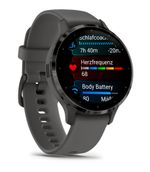 GARMIN-VENU-3S-Smartwatch-Pebble-Gray-e-Slate-con-cinturino-in-silicone-010-02785-00