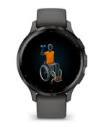 GARMIN-VENU-3S-Smartwatch-Pebble-Gray-e-Slate-con-cinturino-in-silicone-010-02785-00