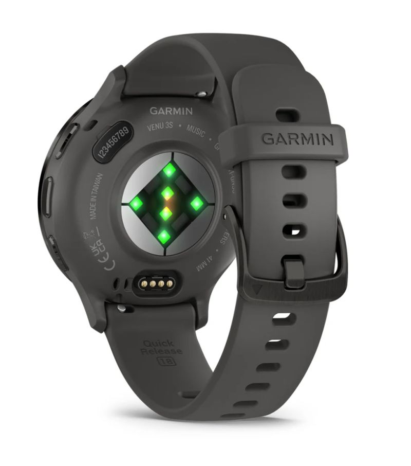 GARMIN-VENU-3S-Smartwatch-Pebble-Gray-e-Slate-con-cinturino-in-silicone-010-02785-00