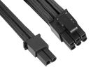 Silverstone-0.25m-8p-PCI-E-8pin62-025-m--Silverstone-8-pin-PCIe-62-Pin-25cm-PCIe-Extension---Black-