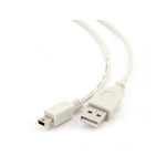 Cablexpert Gembird CC-USB2-AM5P-6 cavo USB USB 2.0 1,8 m USB A Mini-USB B Bianco