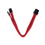 Silverstone 0.25m 8p/PCI-E 8pin62 025 m (Silverstone 8-pin PCIe 62 Pin 25cm PCIe Extension - Red)