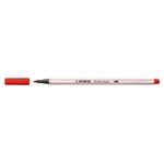 STABILO Pen 68 brush marcatore Medio Rosso 1 pz