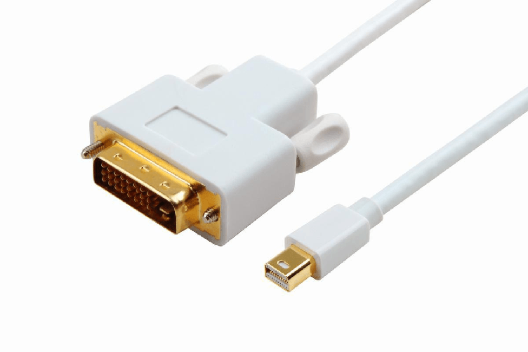 Microconnect-Mini-Displayport---DVI-M-M-1-m-DVI-D-Bianco--Mini-DisplayPort-to-DVI-D---Cable-1m-Dual-Link-241---Passive-W