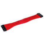 Silverstone 24pin -24pin 0.3m 03 m (Silverstone 24-pin ATX 30cm Extension - Red)