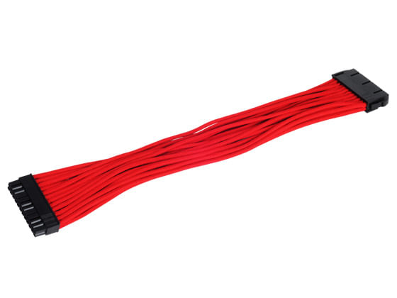 Silverstone-24pin--24pin-0.3m-03-m--Silverstone-24-pin-ATX-30cm-Extension---Red-