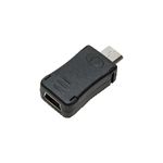 LogiLink AU0010 adattatore per inversione del genere dei cavi Micro USB Mini USB Nero