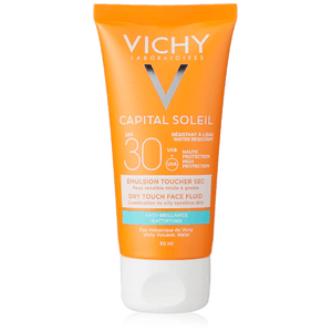 Vichy SPF 50 Capital Soleil Crema Viso Dry Touch Spf30, MASBS-1181, 50 ml (Confezione da 1) Donna