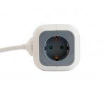 Multipresa-3GO-4-Prese---2xUSB---Forma-Cubo---2.1A---Colore-Bianco