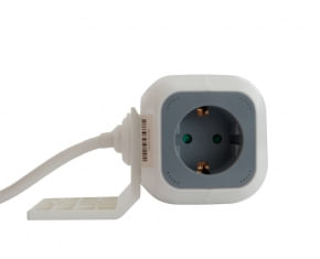 Multipresa-3GO-4-Prese---2xUSB---Forma-Cubo---2.1A---Colore-Bianco