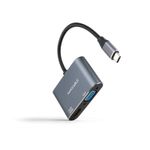 Nanocable-10.16.4303-cavo-e-adattatore-video-015-m-DisplayPort---Mini-DisplayPort---USB-Type-C-HDMI---VGA--D-Sub--Grigio