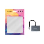 Nanocable-10.16.4303-cavo-e-adattatore-video-015-m-DisplayPort---Mini-DisplayPort---USB-Type-C-HDMI---VGA--D-Sub--Grigio