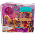 Mattel SPIRIT PLAYSET FESTIVAL A MIRADERO MARRONE CHIARO