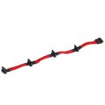 Silverstone 0.3m Molex 4p/4xSATA 03 m (Silverstone 4-pin Molex to 4x SATA 30cm Extension - Red)