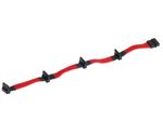 Silverstone-0.3m-Molex-4p-4xSATA-03-m--Silverstone-4-pin-Molex-to-4x-SATA-30cm-Extension---Red-