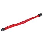 Silverstone 0.25m 6pin/PCI-E 6pin 025 m (Silverstone 6-pin 25cm PCIe Extension - Red)