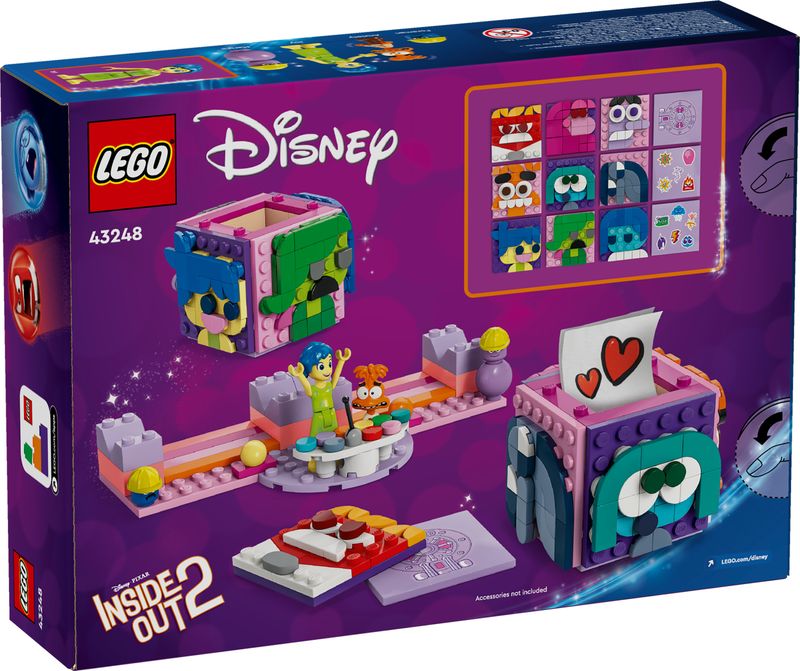 LEGO-Disney-43248-Mood-Cube-di-Inside-Out-2-dal-Film-d-Animazione-Pixar-Giochi-per-Bambini-9--Anni-Antistress-da-Costruire