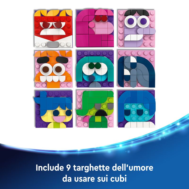 LEGO-Disney-43248-Mood-Cube-di-Inside-Out-2-dal-Film-d-Animazione-Pixar-Giochi-per-Bambini-9--Anni-Antistress-da-Costruire